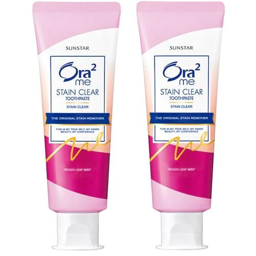 

Ora2me Stain Clear Paste Peach Leaf Mint 130g x 2