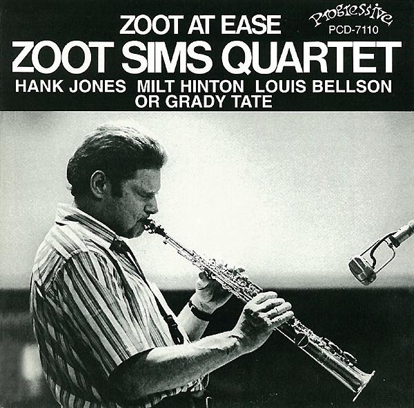 

CD ZOOT SIMS QUARTET - Zoot At Ease PCD7110 Progressive Rec 1999 US Jazz Used