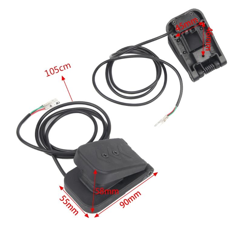 Foot Accelerate Pedal Throttle Speed Control Pedal Kit Replacement For Electric Car Scooter Boat Mini Bike Quad Go-Kar