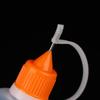1 Set Klarplastik-Squeeze-Flaschen mit Nadelspitze und sicheren Deckeln für Klebstoff, Bastelmaterialien, Gewürze und Flüssigkeitsaufbewahrung