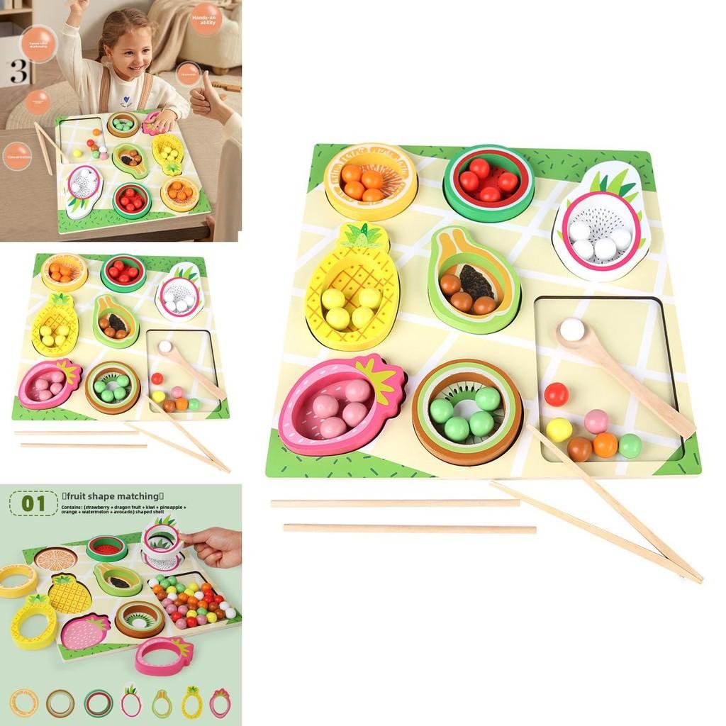Wooden Puzzle Toy For Kids With Color Sorting And Fine Motor Skills Development For Educational Play