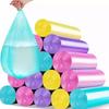 Reinforced Flat Mouth Color Disposal Bags - Eco-Friendly & Thickened for Household Use