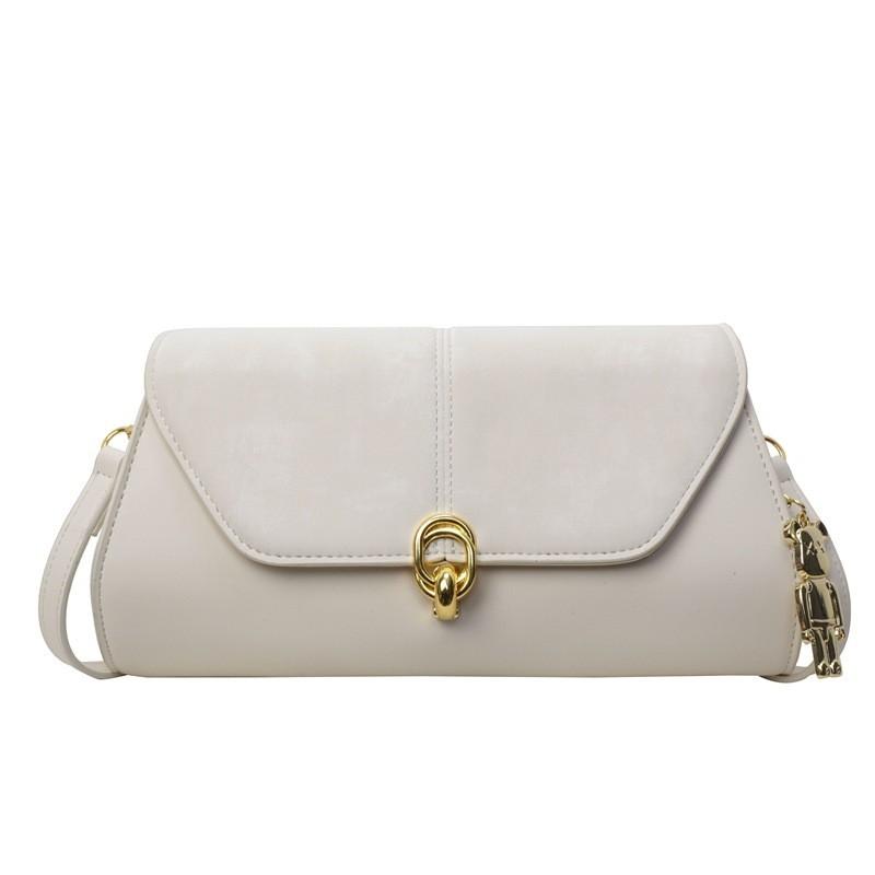 High-quality Underarm Bag With Chic And Simple Style Retro Suede Texture Single Shoulder Crossbody Bag бежевый