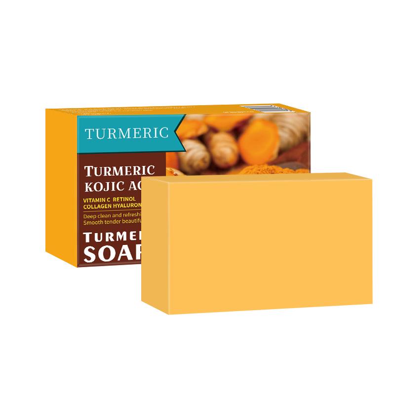 Turmeric Curcumin & Ginger Lemon Handmade Soap - Essential Oil Skin Cleanser
