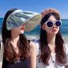 XUEXIMAN Sun Protection Hat for Women, Summer UV Protection Shell Sun Visor Face-Covering Wide-Brimmed Cycling Hat