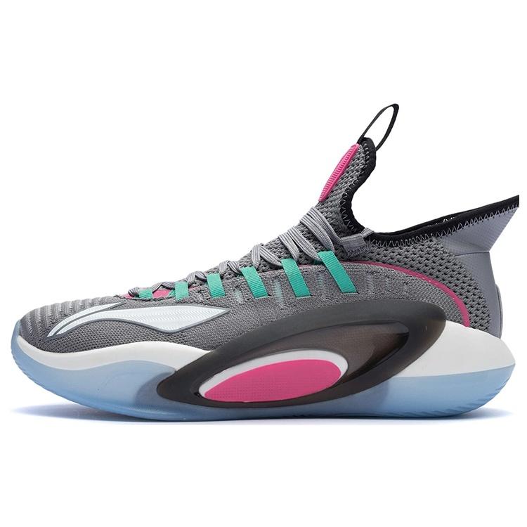 Li-Ning Shadow Walker Grey Green Pink Men s ABAR127-6 EU 44⅓
