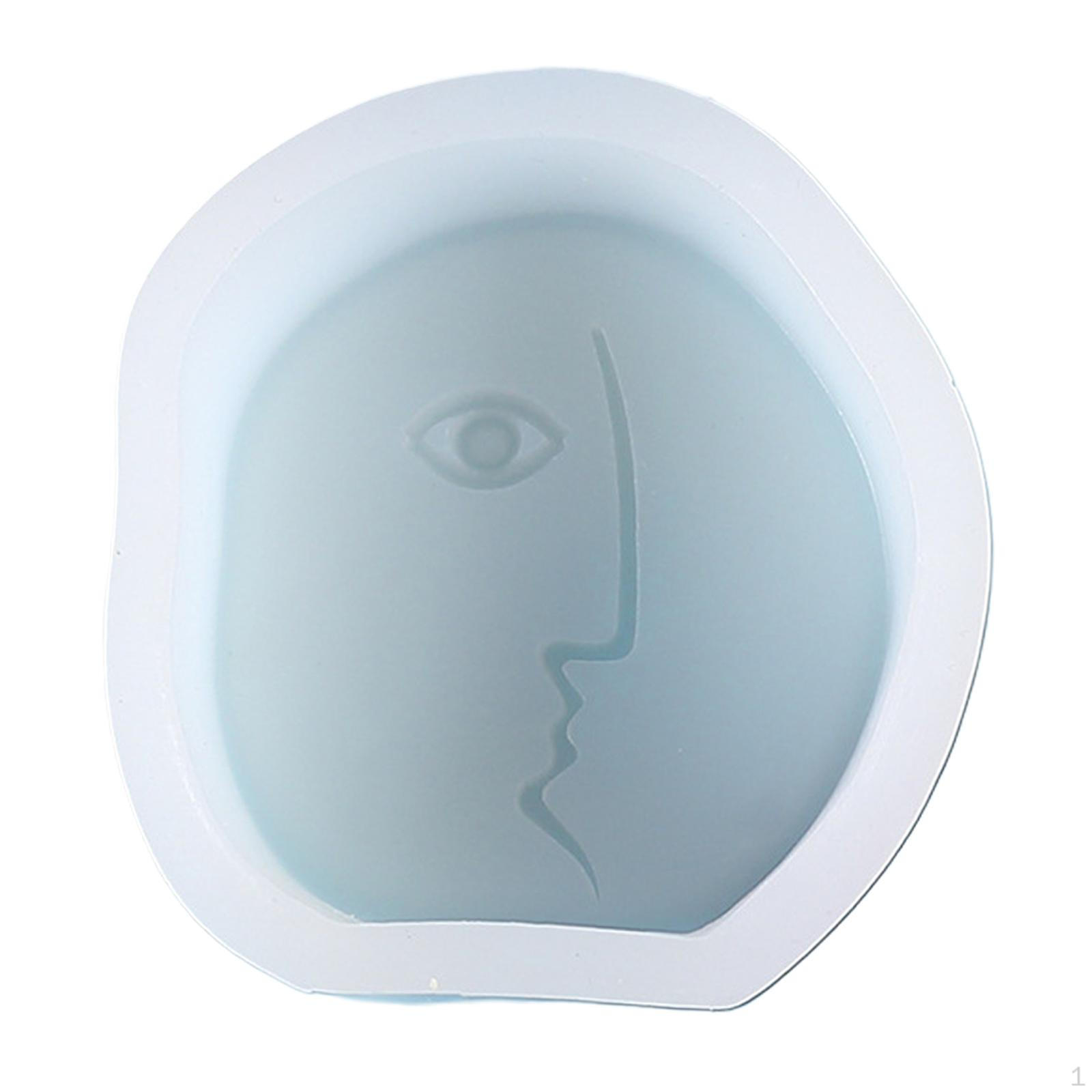 

3D Silicone Making Decor Human Casting Tool Polymer Handmade Ornament for Mousse 94mmx85mmx30mm
