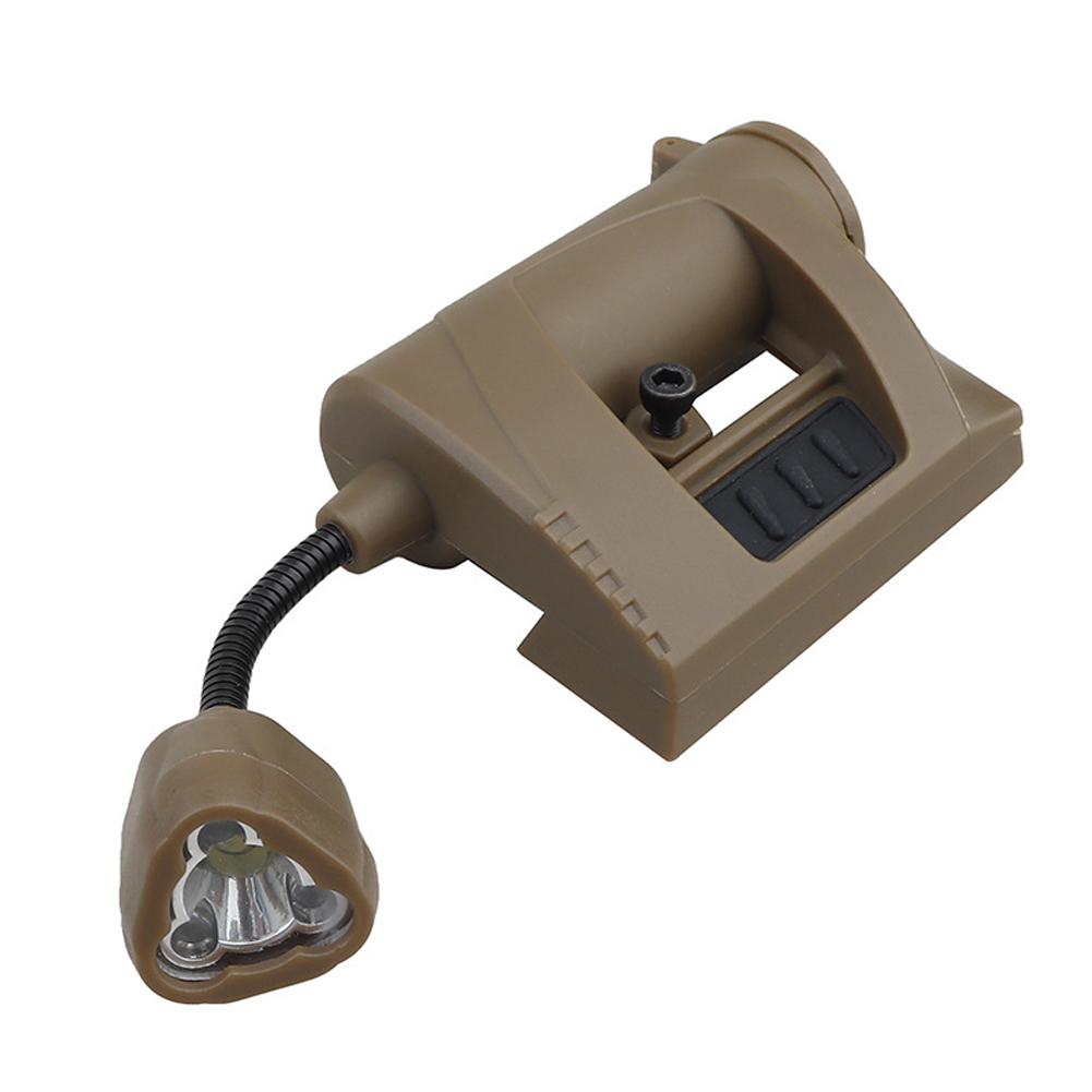 Taktische Helmleuchte 3 Modi LED Taschenlampe Modular Multifunktionale Beleuchtung