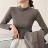 Women's H129 Orlon Semi-High Neck Fleece-Lined Warm Base Layer Top