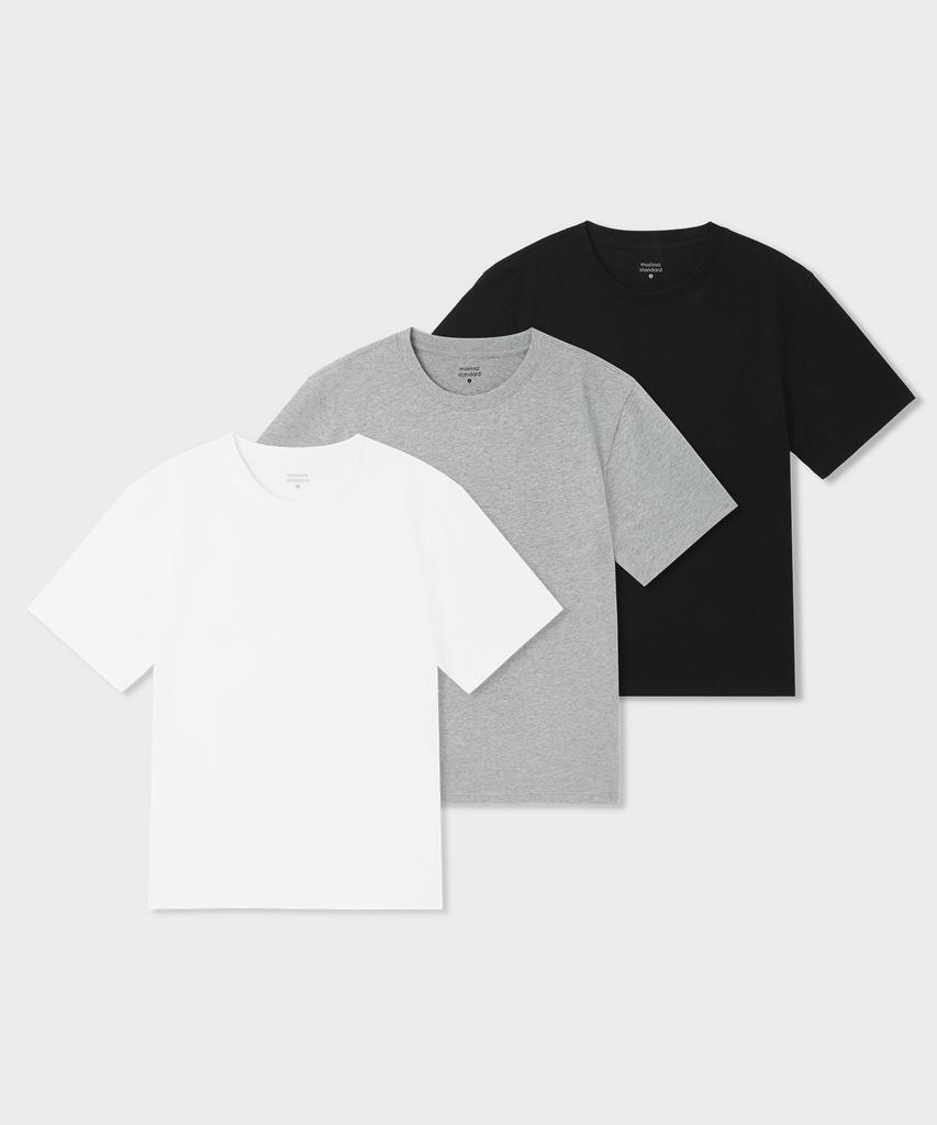 Musinsa Standard Essential Crew Neck T-Shirt 3-Pack (Type A)