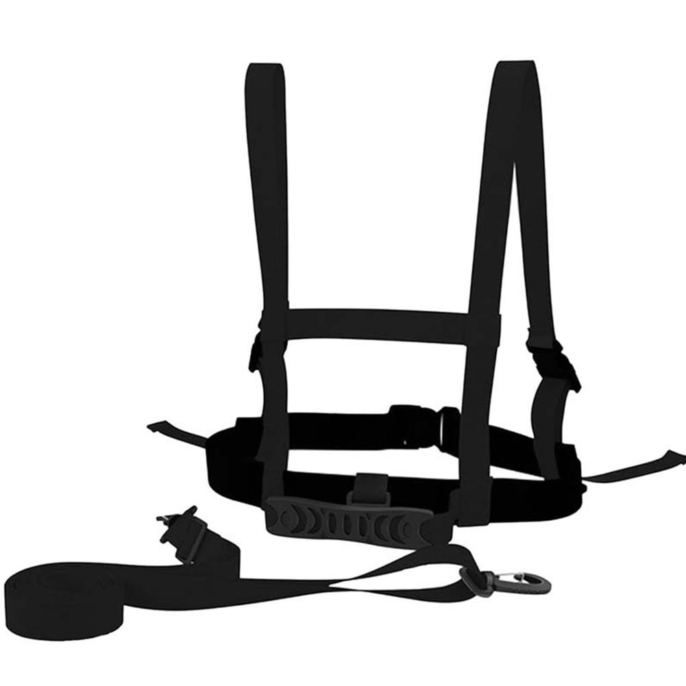 

Adjustable Children Ski Training Belt Safety Traction Harness Rope Outdoor Winter Sports Skiing Training Shoulder Belt Harness чёрный