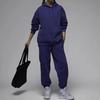 Jordan Flight Solid Color Casual Plus Velvet Knit Joggers Women Bottoms Purple FB5114-502
