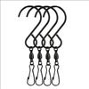 10pcs Stainless Steel Swivel Hooks Clips - Wall-Mounted Rotating S Hooks for Hanging Wind Spinners Wind Chimes Crystal Twisters - Easy Installation
