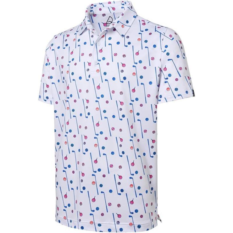 Short Sleeve POLO Shirt Button Solid Color Men's Sweatshirt