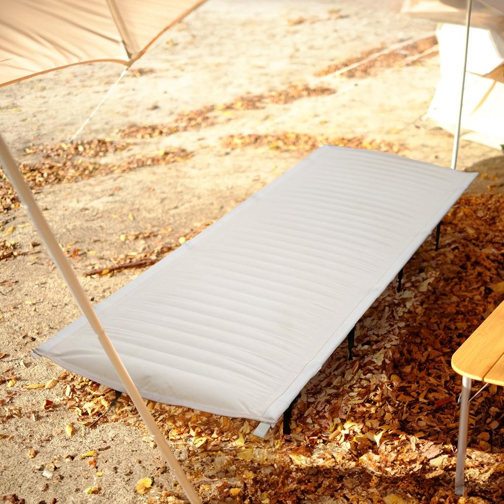NEUTRAL OUTDOOR Cot Camping Air Bench Cot Ultra Light Outdoor Bed Folding Tall 30cm Simple Bed Disaster Prevention Sleeping in Car Tent