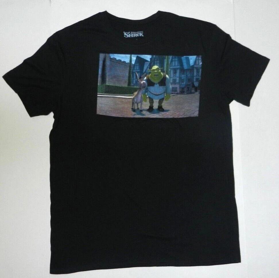

Футболка с коротким рукавом с графикой Шрека и Осла, новая 2XL