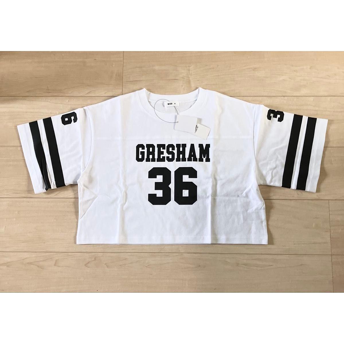 [New and unused] WEGO T-shirt M White Numbering