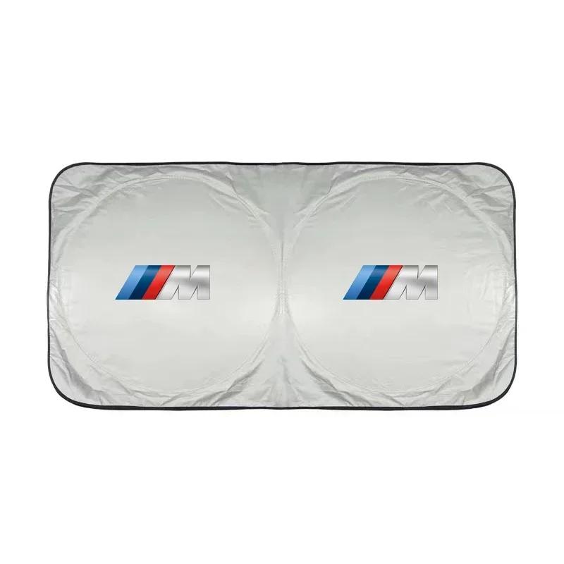 BWM1 Car Sticker Car Windshield Sun Shade Visor UV Protection Shield For BMW X1 X2 X3 X5 X4 X6 X7 G30 G20 G32 G11 G12 F40 F30 F20 F10