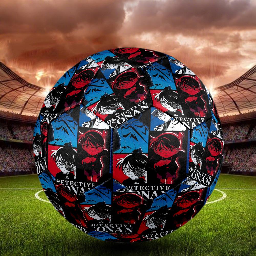 Anime Print Size 5 Soccer Ball, Standard Match Football for Sports Game and Team Practice, Ideal Gift for Soccer Fans