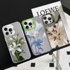 Lily Flowers Phone Case For iPhone 16 15 14 13 12 11 Pro Max X XR XSMAX 8 7 Plus Matte Shockproof Back Cover