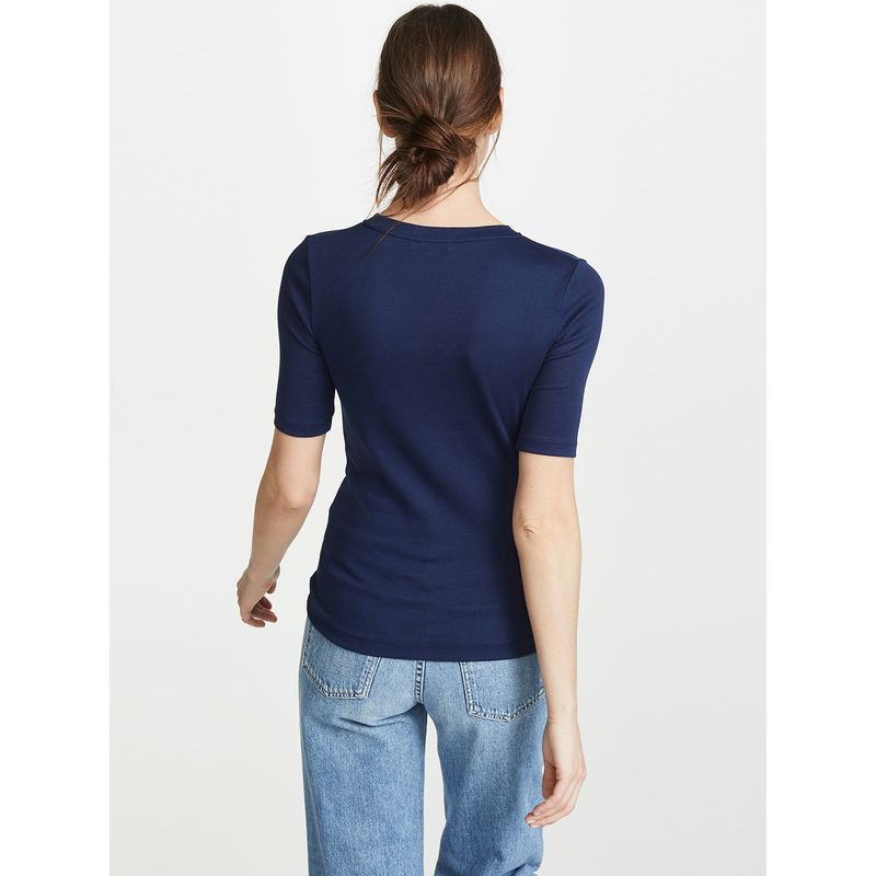 Fashion Stylish Simple and Versatile Ins Pure Color Silm round Neck Short Sleeve T-Shirt 2025 New Arrival Pure Cotton Top T-shirt Women