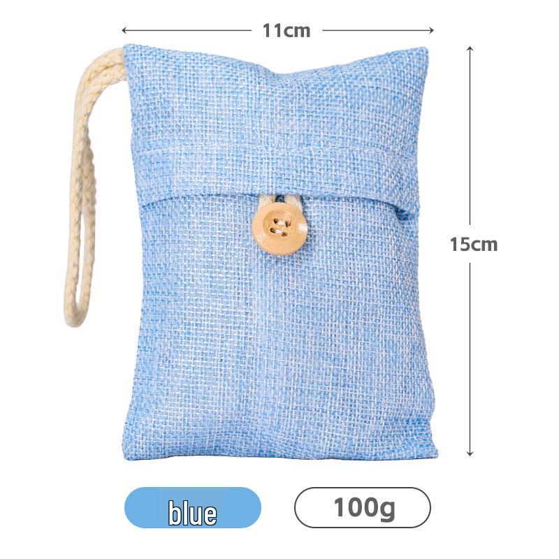 Bamboo Charcoal Pack: Formaldehyde Remover & Deodorizer for Home, Car, Furniture; Moisture-Absorbing, Quick Setup