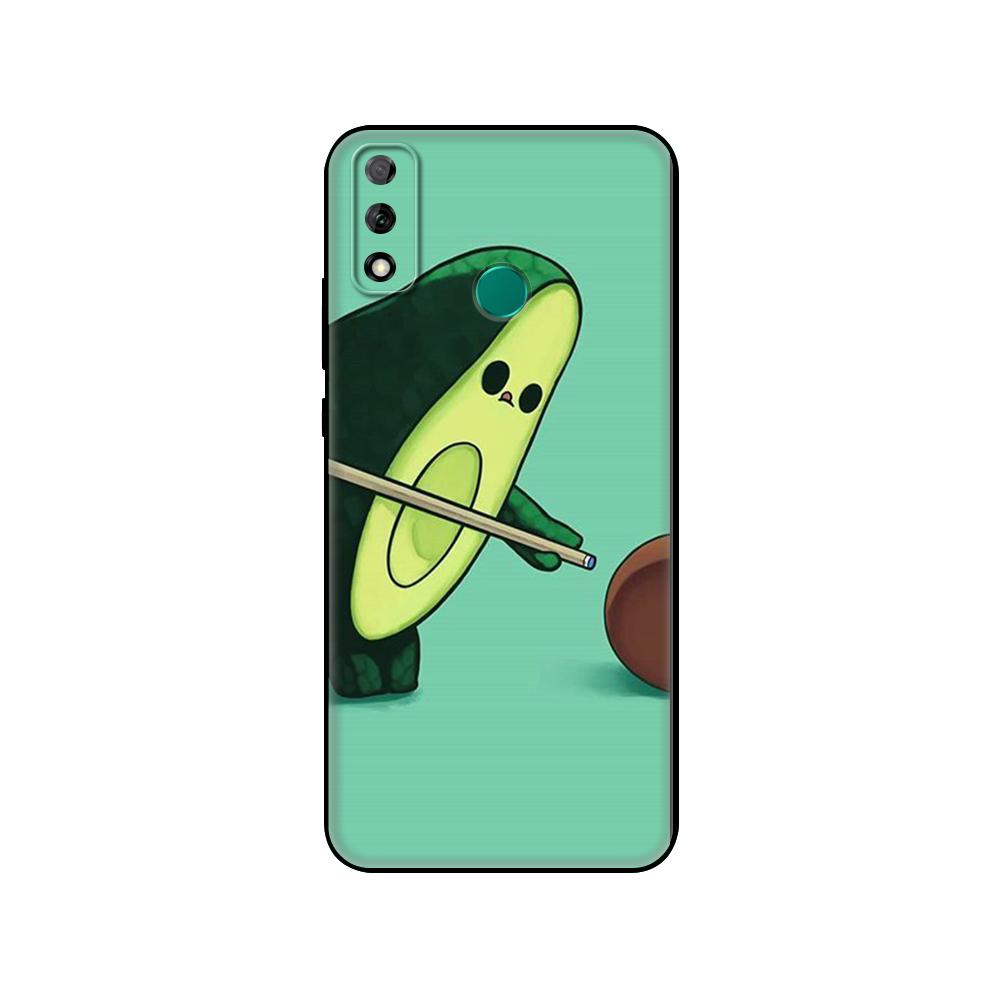 

Черный ТПУ чехол для Huawei Y9S Y6S Y8S Y5P Y7P Y8P Чехол для Huawei Y5 lite Prime 2018 Y6 2019 Чехол Зеленый авокадо huawei Y6S