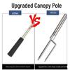 Verstellbare Teleskop-Zeltüberdachungsstange - Zeltzubehör für Sonnenschutznetze und Hallenstangen