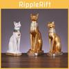 Cat Statue Resin Craft Elegant Desk Ornament For Gift Collection Decoration