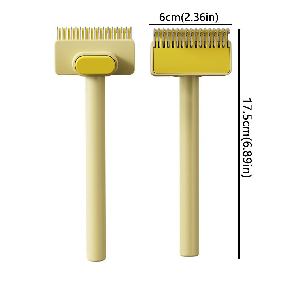 Stainless Steel Pet Grooming Brush Double Sided Cat Hair Remover Deshedding Brush  Kitten Grooming
