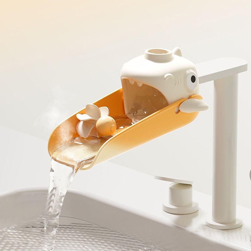 Temperature Sensitive Faucet Extender Anti-Splash Soft Material Silicone Sink Extender Adjustable Tap Faucet Extender