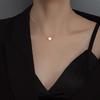 925 Silver Fashion Luxury White 6MM 8MM 10MM Mother of Pearl Pendant Necklace for Women Wedding Jewelry Accessories
