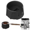 Italian Silicone Coffee Tamper Base & Handle Mat for Bar Counter, Corner Tamping, and Grinding.