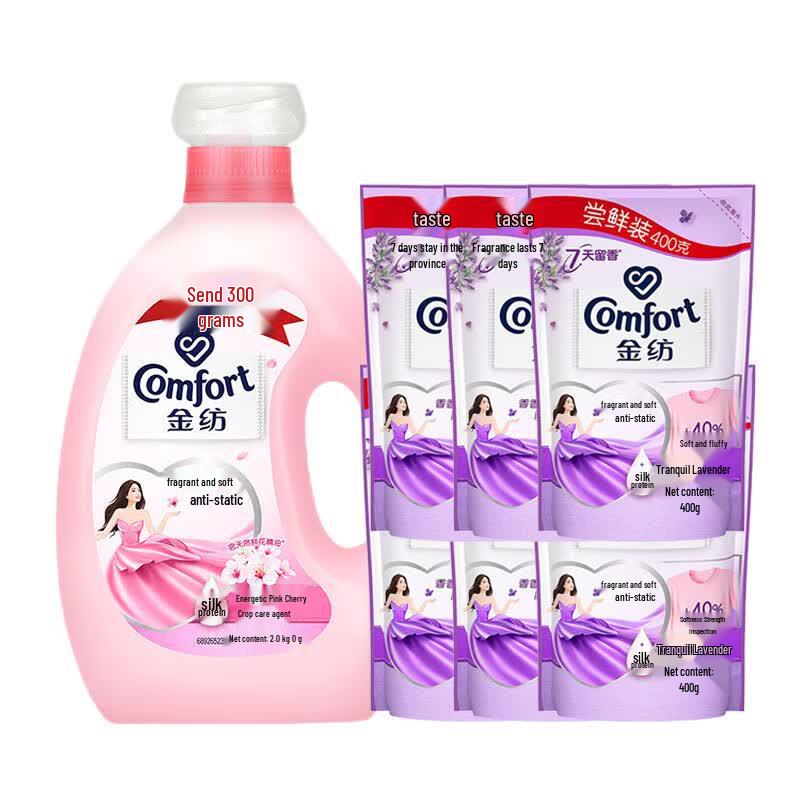 Comfort Fabric Softener Pink Cherry Blossom Scent