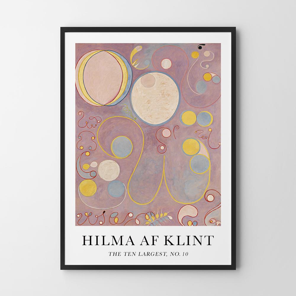 Poster Hilma Ten Largest Różowe Pink