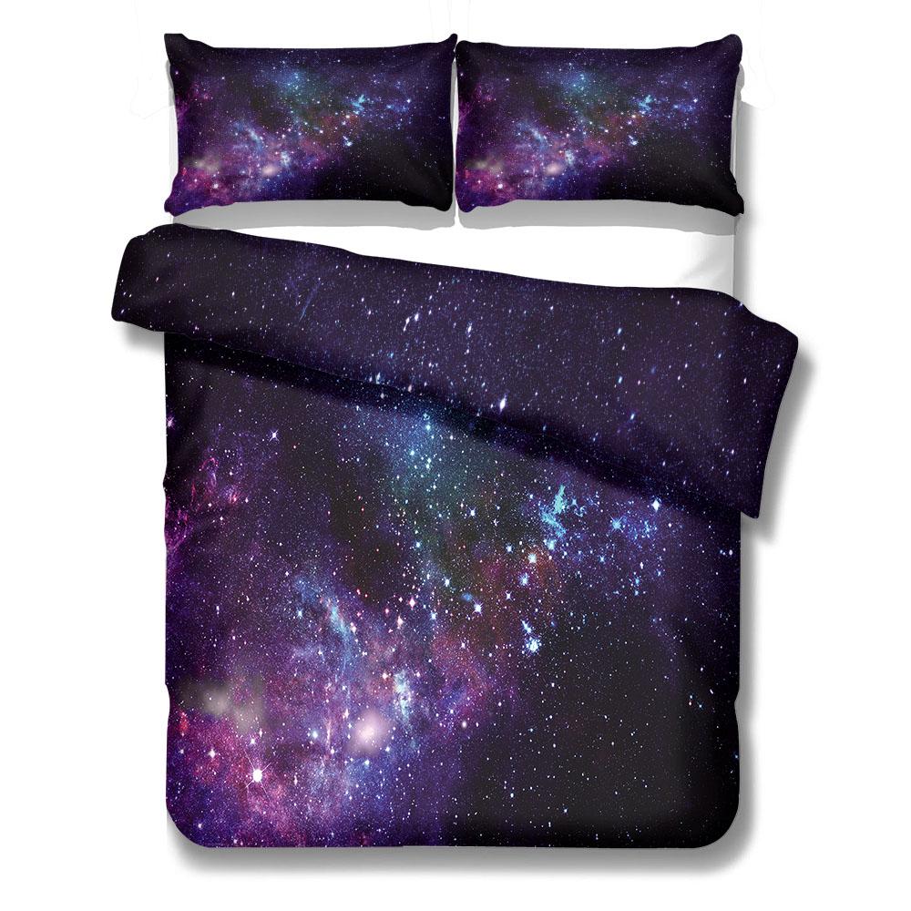 

Комплект постельного белья Star Galaxy Duvet Cover Set King Queen Double Full Twin Single Size 230x230cm