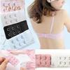 5 Stücke Frauen 3 Reihen 2 Haken Dessous Push Up Soft-BH-Träger Extender Weiche Zurück Band Verlängerung