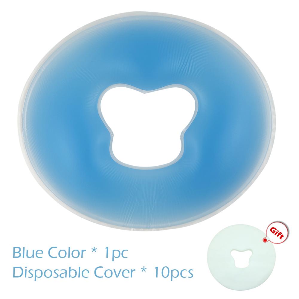 Soft Lay Face Pillow SPA Body Massage Silicone Relax Cradle Cushion Bolsters Paddle Beauty Care Non-slip Comfortable Gel Pad