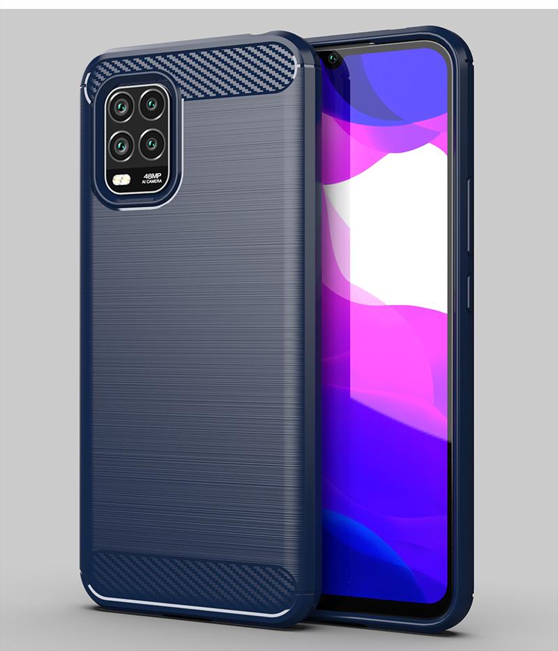For Xiaomi Mi 10 Lite 5G Case Rubber Bumper Silicone Carbon Fiber Cover For Xiaomi Mi 10 11 Lite 5G Case For Xiaomi 11T Pro Case