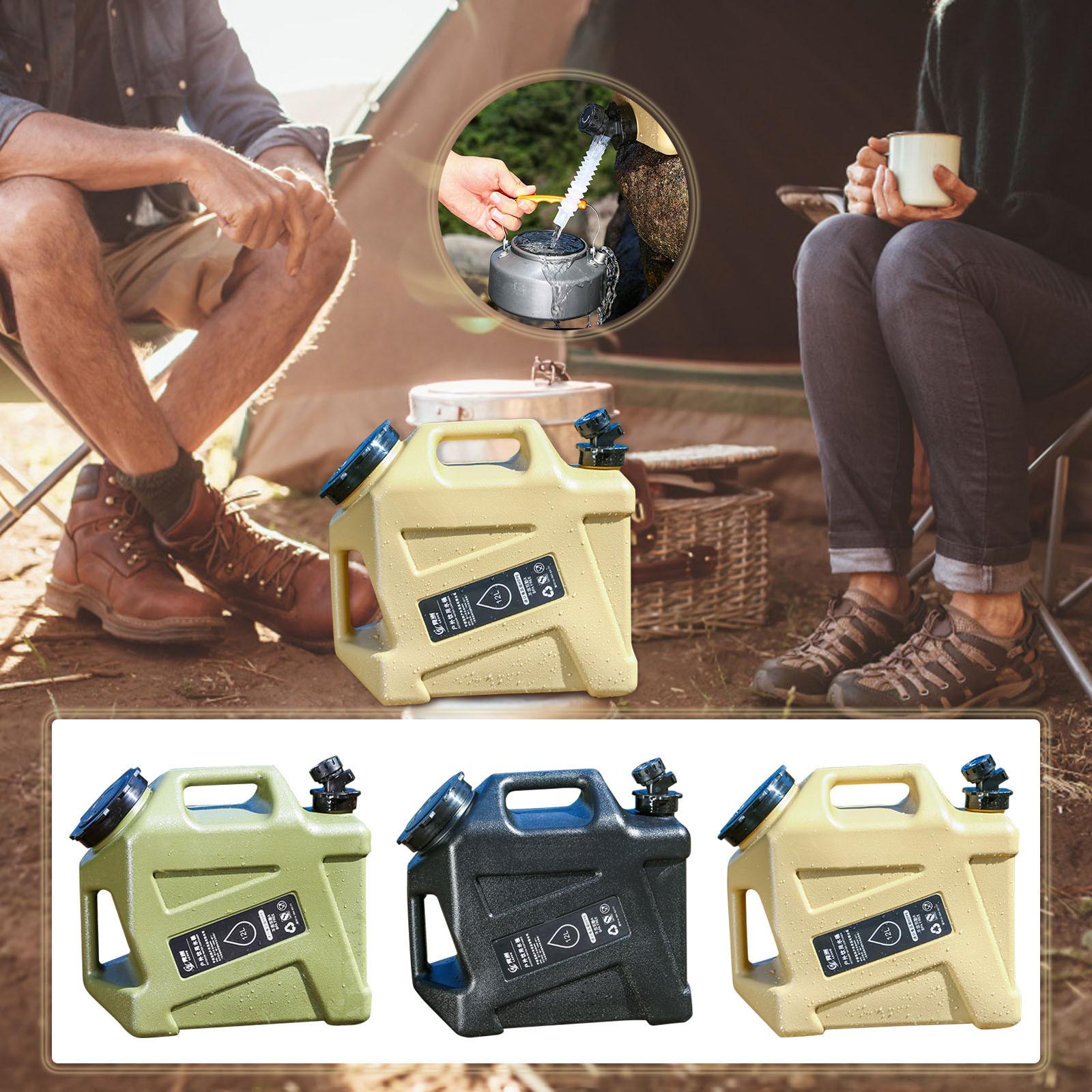 

Ведро из ПЭ пищевого класса для кемпинга, бытовое ведро для питьевой воды, квадратное ведро для хранения воды с краном для автомобиля с самостоятельным управлением