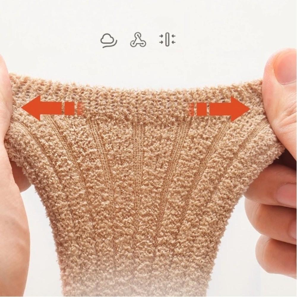 3Pairs 0-3Year Coral Velvet Socks Loose Mouth Warm Baby Socks Soft Winter Baby Socks  Winter