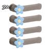 Easy Install Door Handle Cover 2/4Pcs Flower Cover, Anti-collision Knob Protector, Anti-Static Lever Sleeve Set Anti-Freeze for Home Office