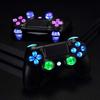 ExtremeRate PS4 Controller Compatible Multicolor Light Emitting D-Pad Thumbstick Trigger Home Fac...
