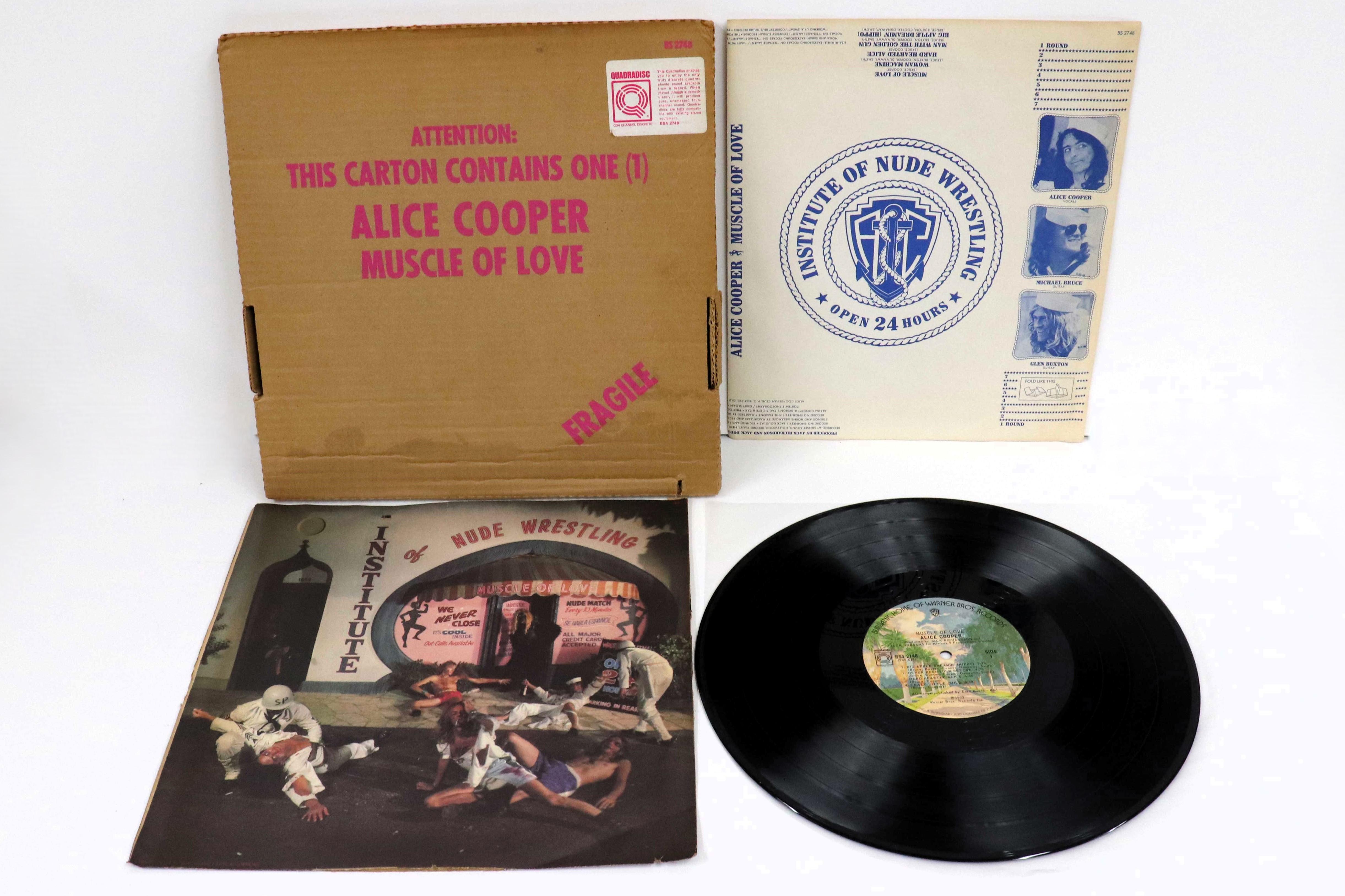 

LP Record ALICE COOPER - Muscle Of Love BS42748 Warner Bros. Re 1973 US Rock Used