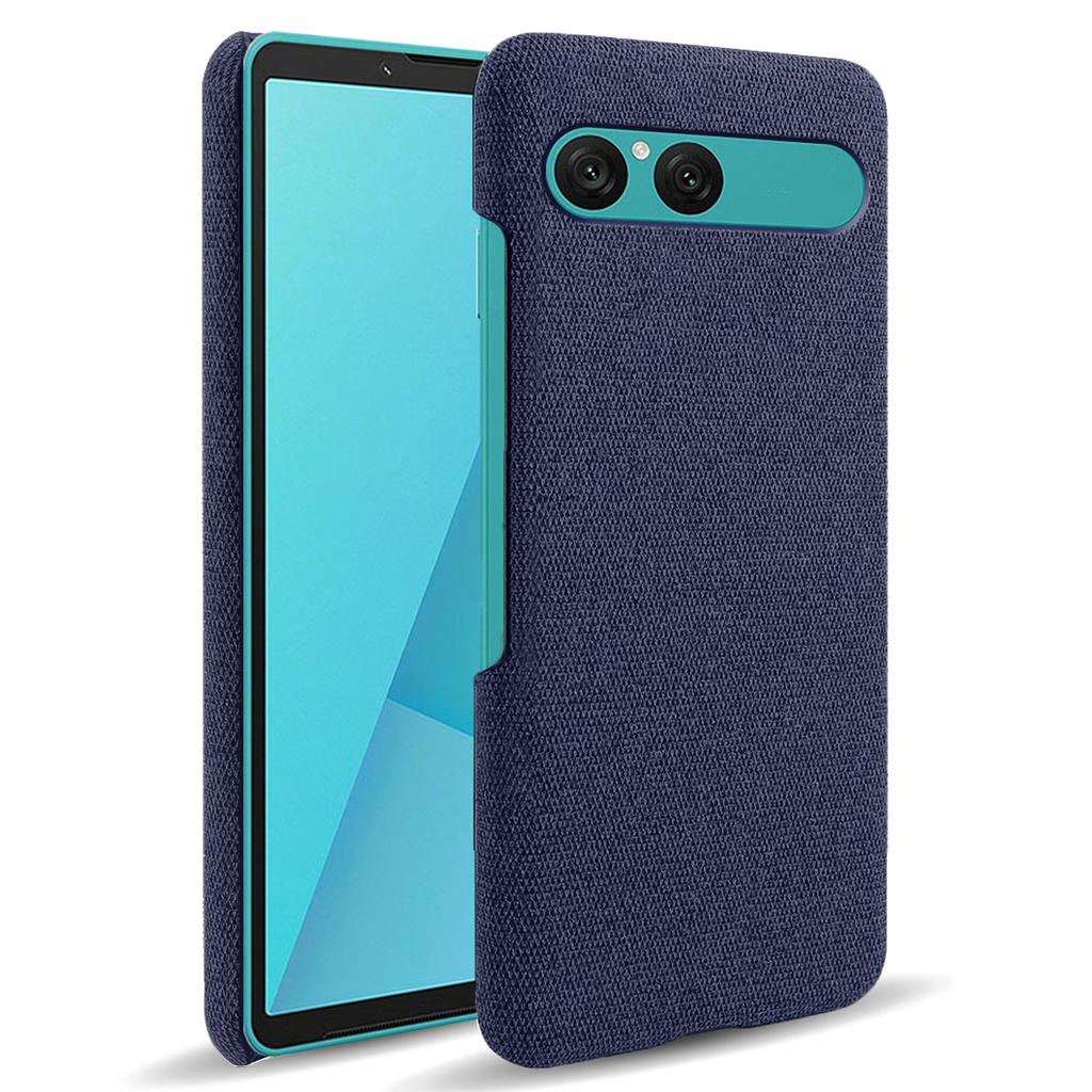 For Sony Xperia 10 VII Phone Case Cloth Texture Anti-Scratch Protective PC Back Cover