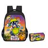Rugrats High Definition Printing Oxford Leisure Spine Care Burden Reduction Storage Box Pencil Case Large Capacity Schoolbag