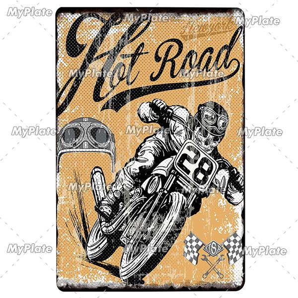 Motorbike Metal Sign Vintage Plaque Tin Sign Wall Decor For Garage Plate Crafts Art Ride Or Die Poster Gift Custom Drop Shipping