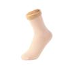 Thickened Autumn Breathable Solid Color Female Hosiery Plush Socks Middle Tube Socks Floor Socks