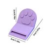 Cute Non-Slip Grip Cat Food Can Opener Easy-Clean Plastic Bottle Opener Cat Paw Ergonomic Canned Food Opener Cat Dog