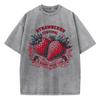 Strawberry Estival A Berry Good Time Prints Washed TShirt Women Cotton Tops Street Comfortable ONeck T Shirt Summer Clothes